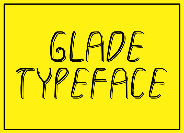 Download GLADE TYPEFACE font | fontsme.com